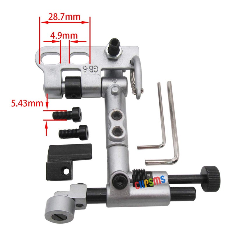 CKPSMS Brand - 1SET Suspended (Hanging) Edge Guide#GB-6 Compatible with/Replacement for Juki Brand LU-1508 LU-1510 DNU-1541S LU-562 LU-563 Singer Brand 111G 111W 211G 211W CONSEW Brand 225 226R - Image 3